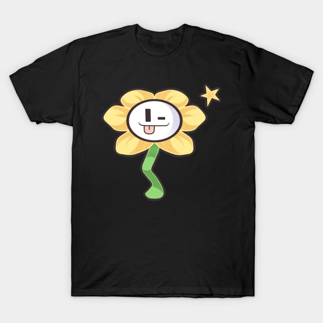 Flowey the Flower T-Shirt by Stanxiety